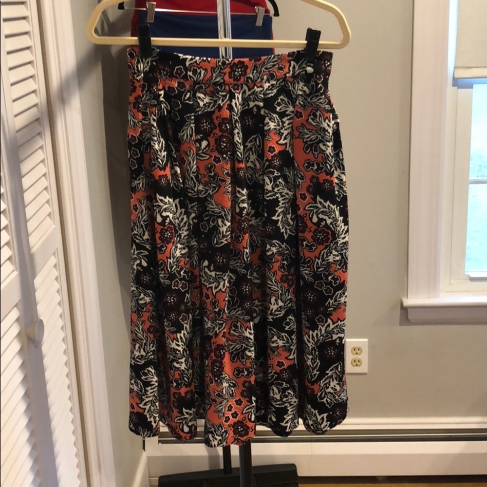 H & M printed skirt